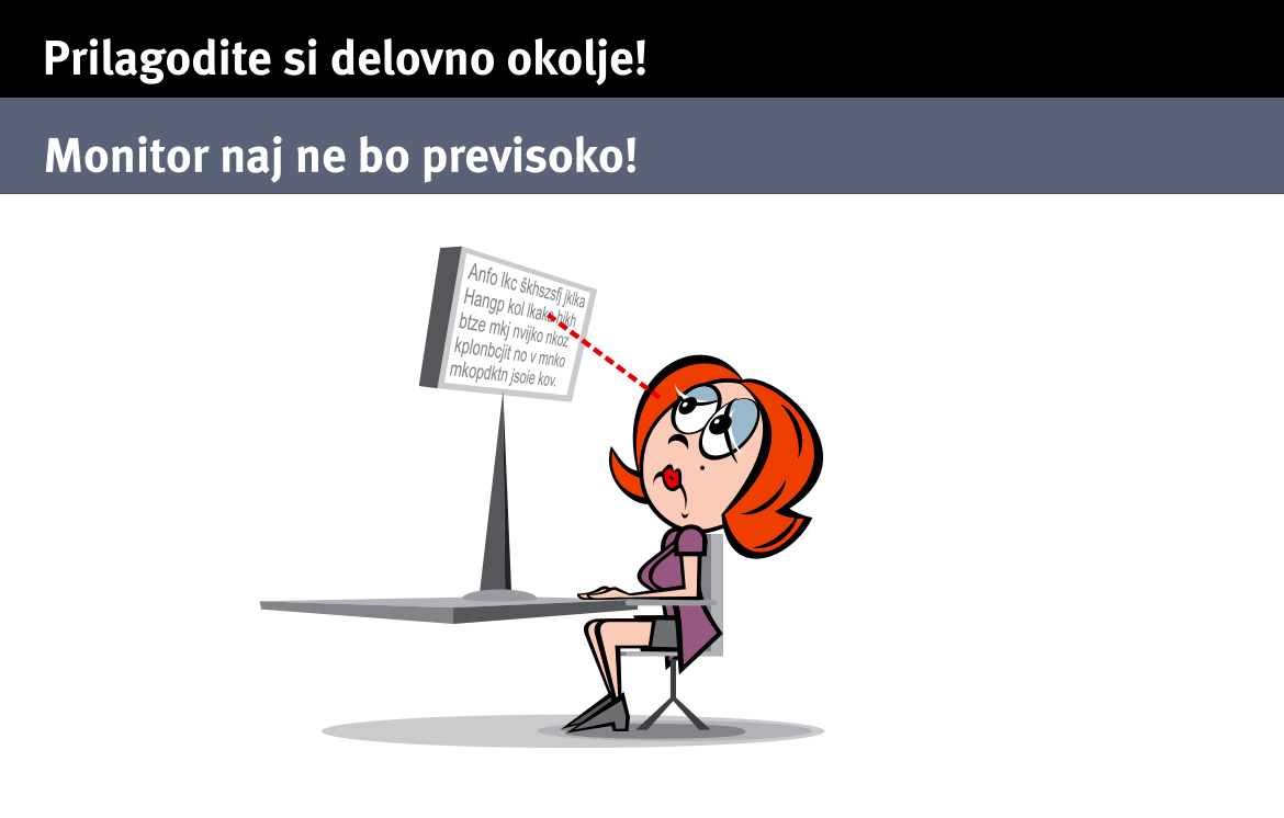 Prilagodi si delovno okolje! | Lozej - Inštitut za varnost
