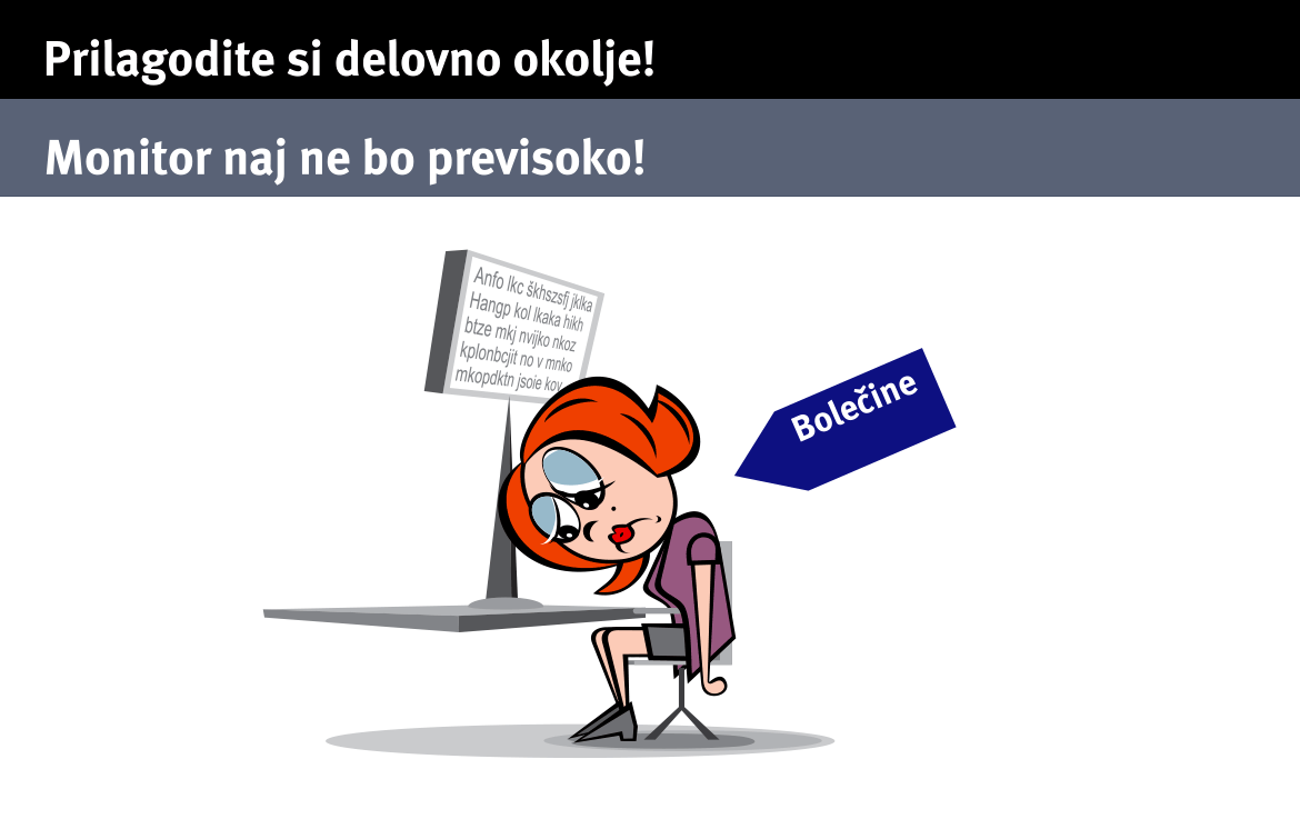 Prilagodi si delovno okolje! | Lozej - Inštitut za varnost