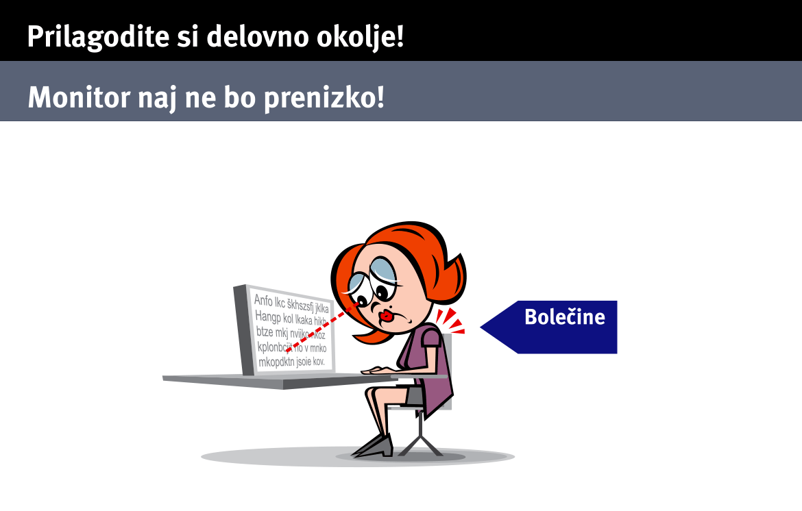 Prilagodi si delovno okolje! | Lozej - Inštitut za varnost