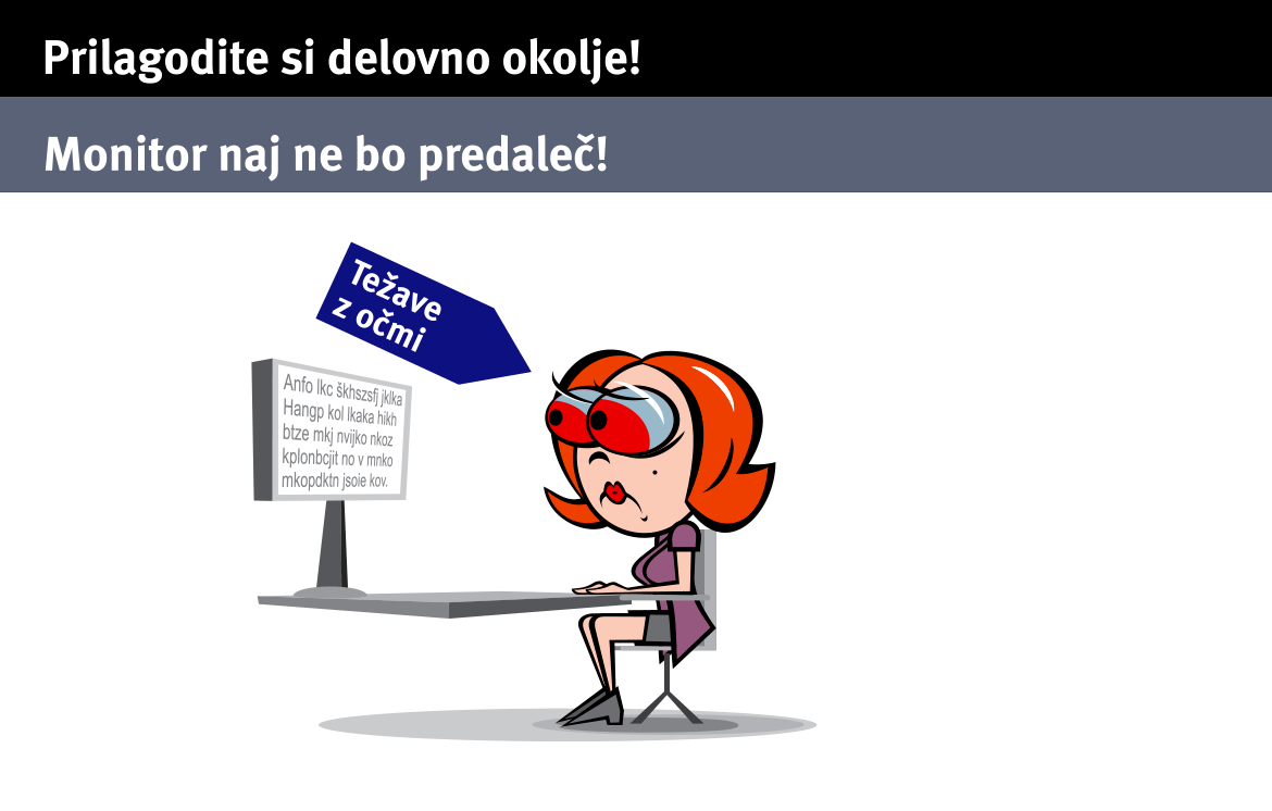 Prilagodi si delovno okolje! | Lozej - Inštitut za varnost