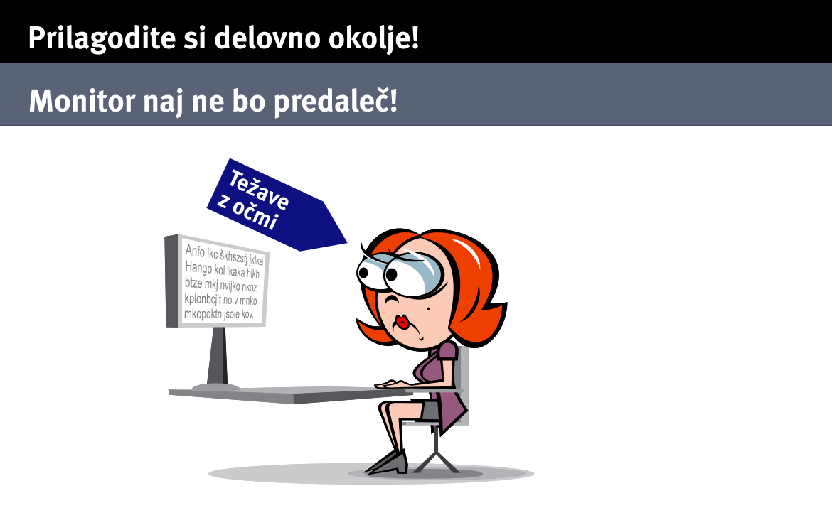 Prilagodi si delovno okolje! | Lozej - Inštitut za varnost