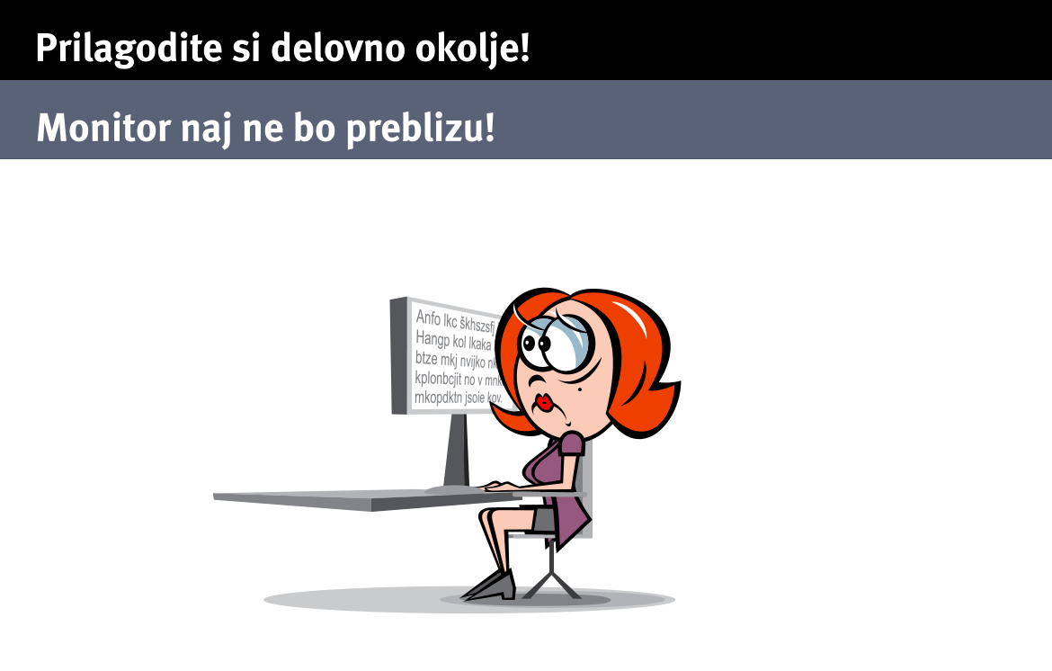 Prilagodi si delovno okolje! | Lozej - Inštitut za varnost