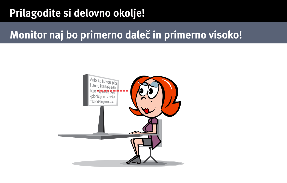 Prilagodi si delovno okolje! | Lozej - Inštitut za varnost