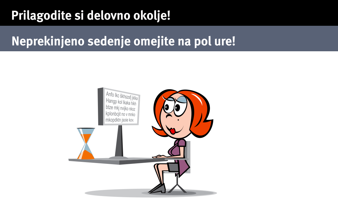 Prilagodi si delovno okolje! | Lozej - Inštitut za varnost