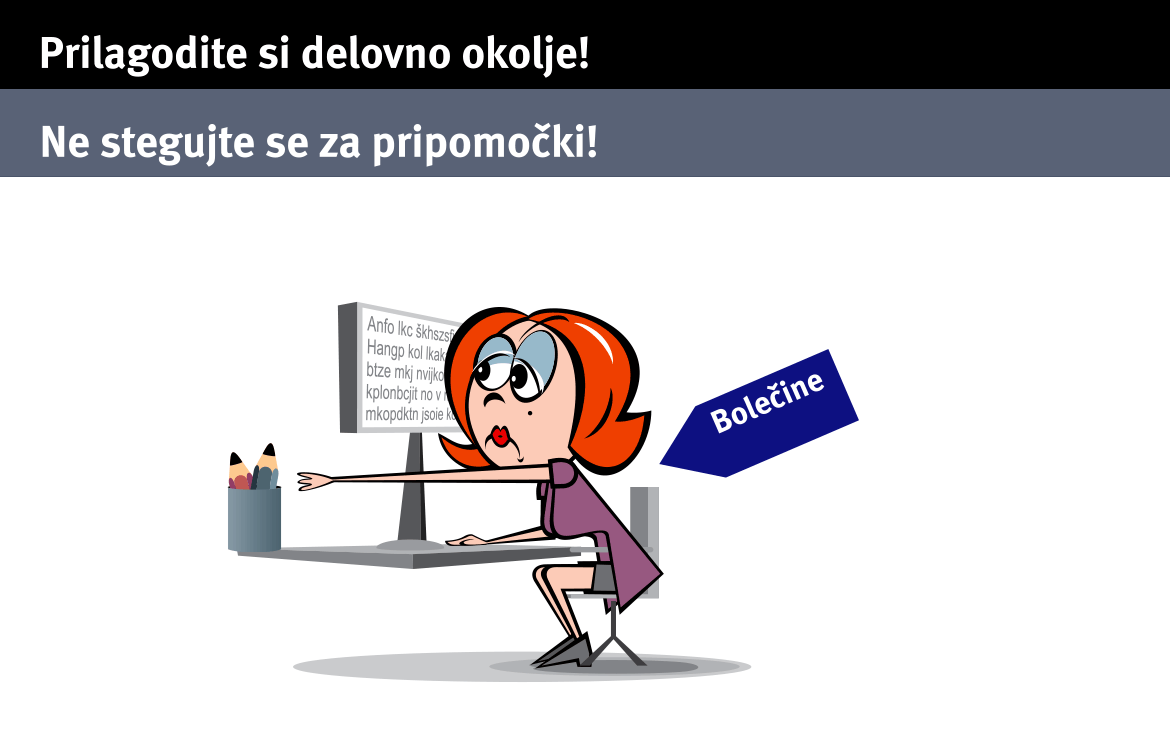 Prilagodi si delovno okolje! | Lozej - Inštitut za varnost